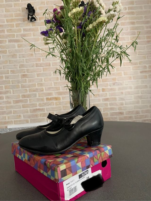 Zapatos flamenca niña diferentes números