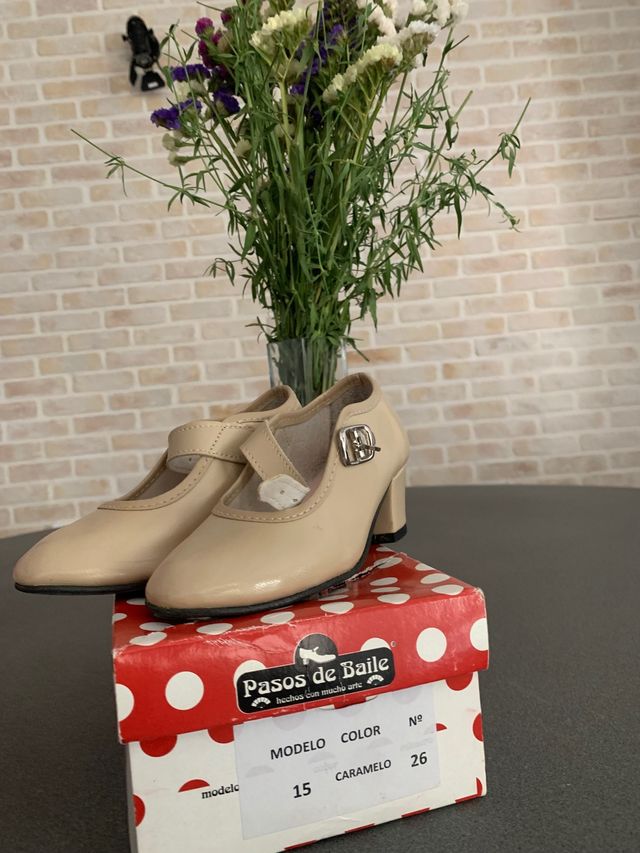 Zapatos flamenca niña diferentes números