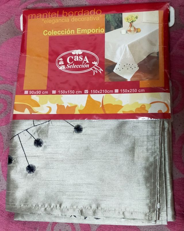 Mantel bordado 150*210