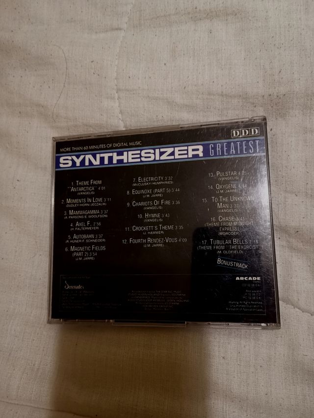 Synthesizer Greatest CD musica compact disc