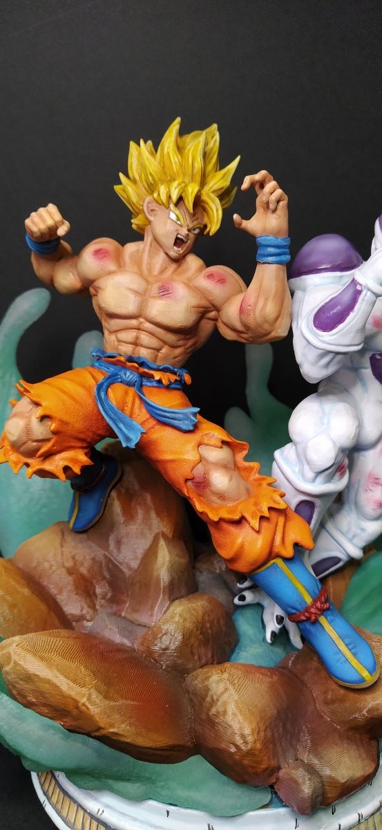 Diorama batalla dragon ball Z Goku Vs Freezer