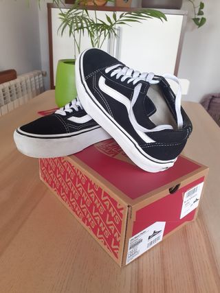 Vans Old Skool Plataforma de segunda mano por 50 EUR en Lleida en WALLAPOP