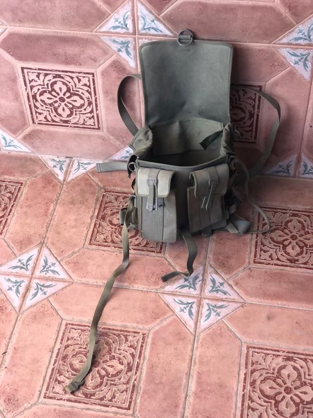 mochila de ejército.