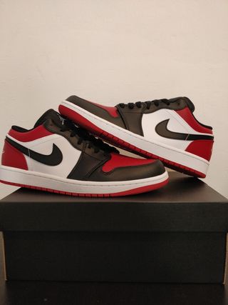 Jordan 1 low bred toe talla 43 (9.5 US) de segunda mano por 150 EUR en  Barcelona en WALLAPOP