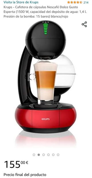 Cafetera Dolce Gusto Esperta de segunda mano por 80 EUR en Madrid en  WALLAPOP