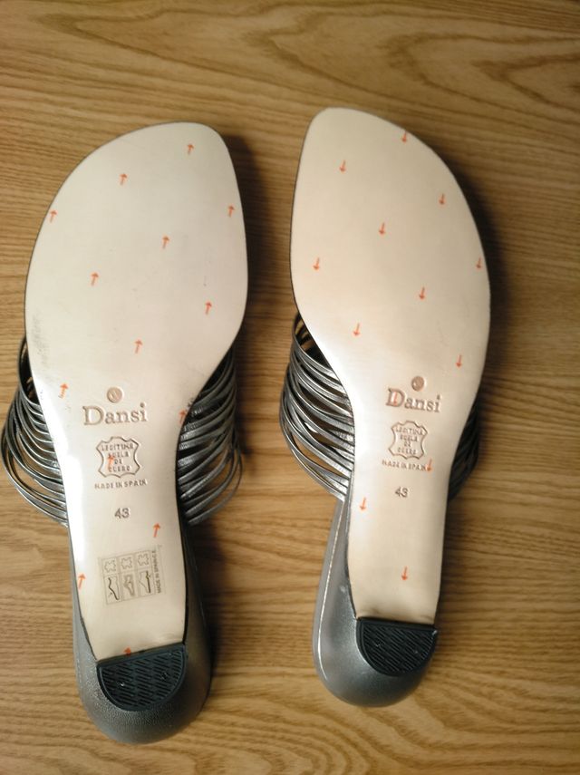 Talla 43 sandalia mujer en piel