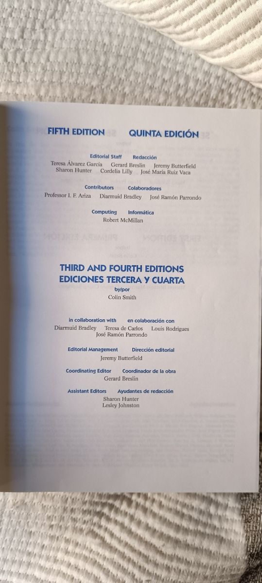 Diccionario bilingüe inglés-español Collins 