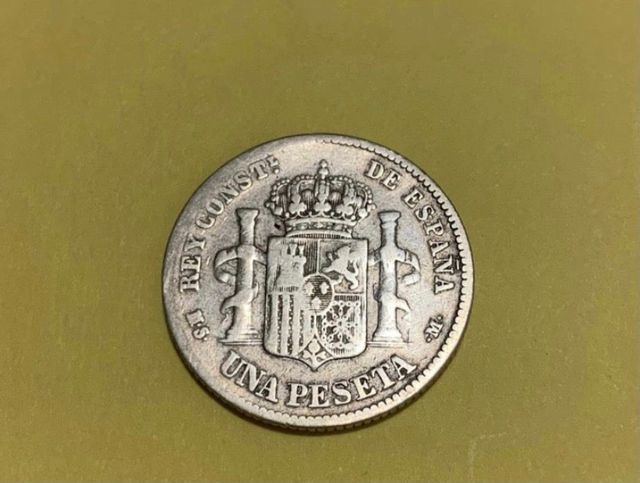 1 peseta de Alfonso XII 1882