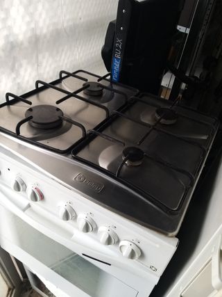 Cocina gas butano horno eléctrico de segunda mano por 120 EUR en Sant  Vicenç dels Horts en WALLAPOP