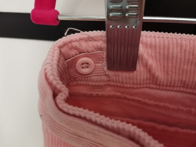 Falda rosa de pana Okaidi talla 6 años