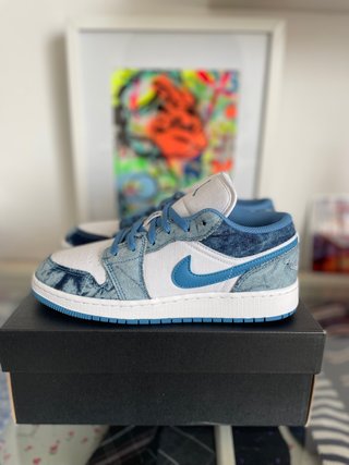 Nike Jordan Low Washed Denim Blue 37.5\\/38.5 de segunda mano por 150 EUR en  Barcelona en WALLAPOP