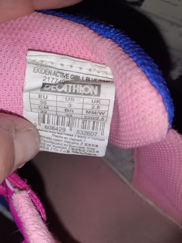 Bambas Kalenji n° 35