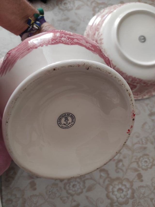 conjunto cerámicas cartuja