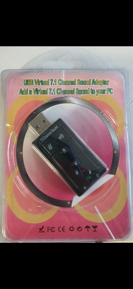 Adaptador De Sonido 7.1 - USB 