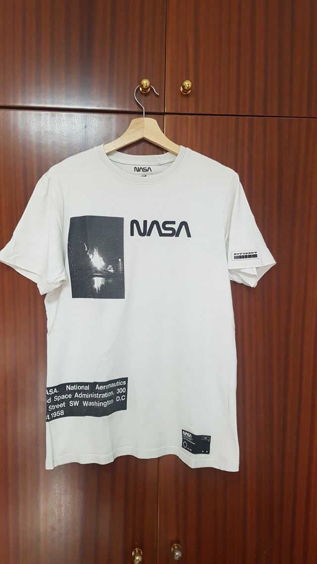 Camiseta blanca Pull&Bear T-S