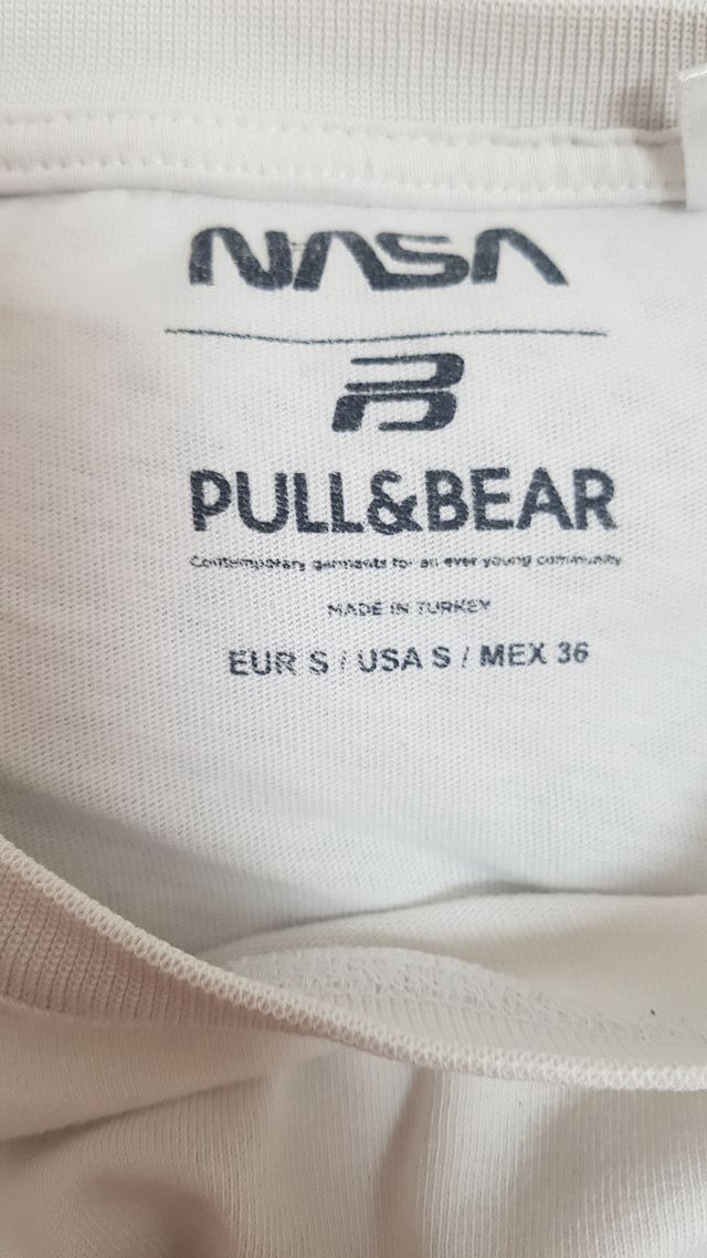 Camiseta blanca Pull&Bear T-S