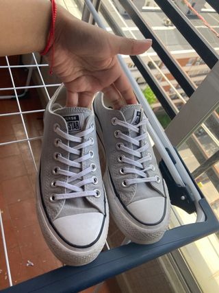 Converse plataforma talla 36 de segunda mano por 34 EUR en Madrid en  WALLAPOP