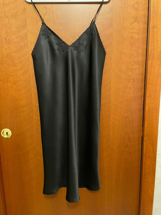 Sottoveste seta nera