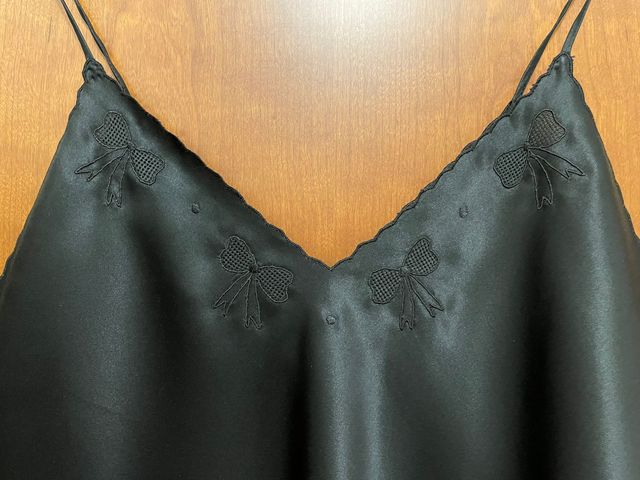 Sottoveste seta nera