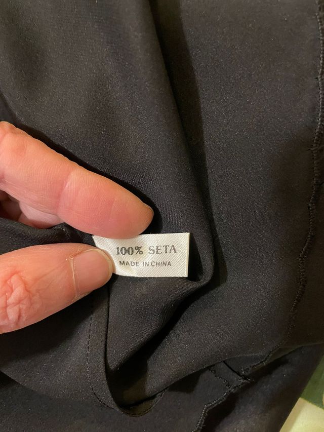 Sottoveste seta nera