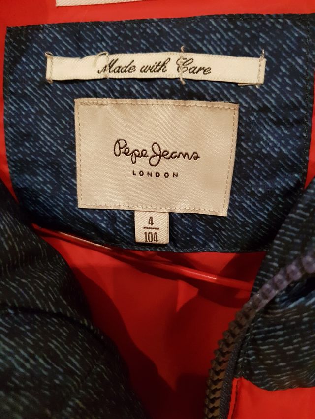 Plumón PEPE JEANS talla 4