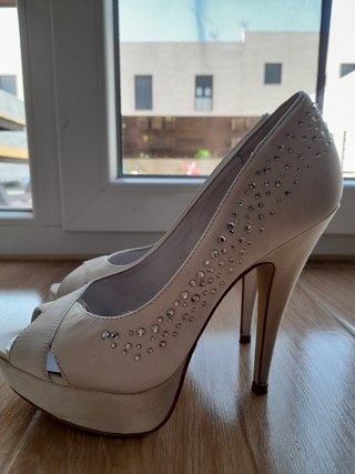 Zapatos de novia de plataforma de segunda mano en WALLAPOP