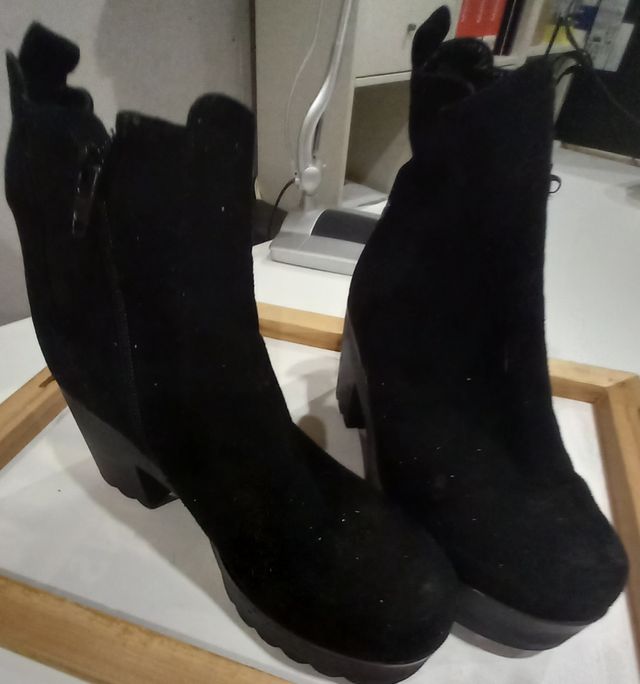 Botines negros del n⁰ 38 de BATA