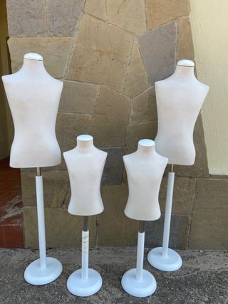 Lote 4 Maniquies infantiles