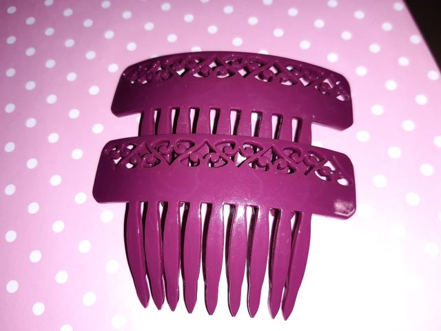 Complementos flamenca niña color morado/buganvilla