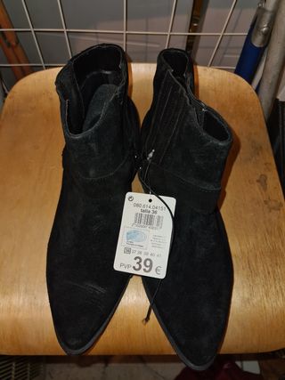 Wonders botin negro vestir bajo - Zona 3