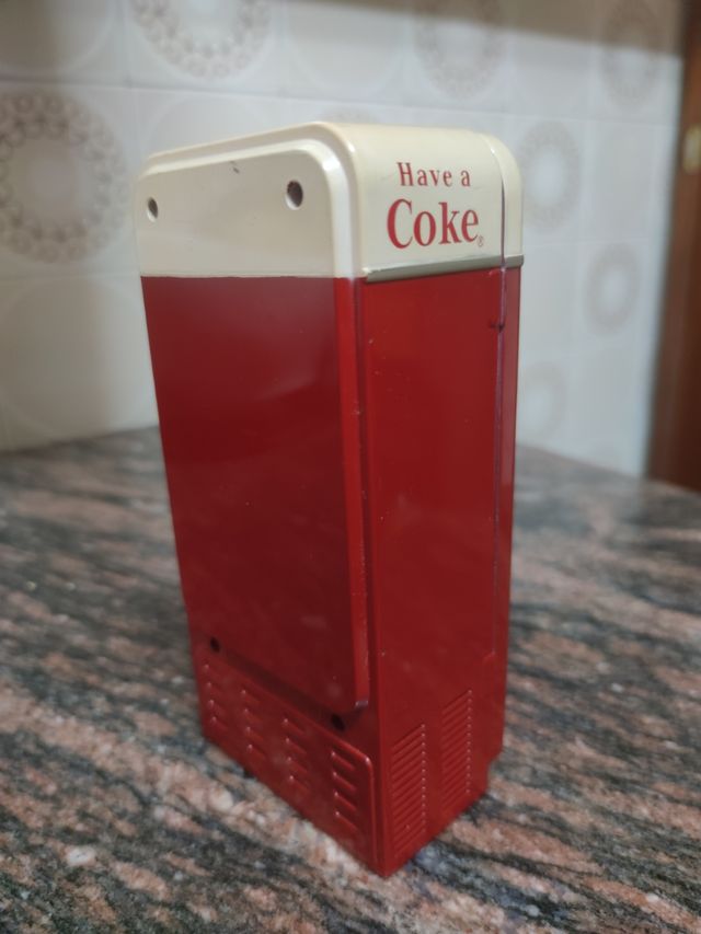 máquina antigua de coca cola