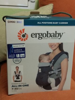 Mochila porta bebés Ergobaby Omni 360 de segunda mano por 100 EUR en Madrid  en WALLAPOP