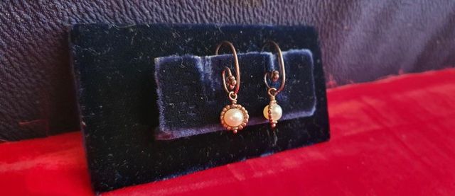 Orecchino di perle vintage in argento 925 Pandora