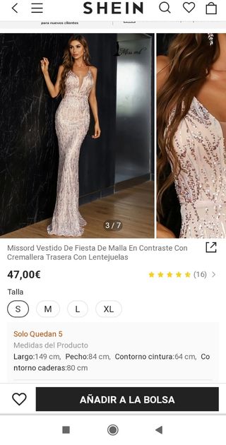 Vestido fiesta mujer burdeos shein de segunda mano por 36 EUR en Córdoba en  WALLAPOP