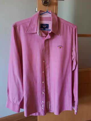 Camisa Spagnolo oxford rosa - Alho Lomen