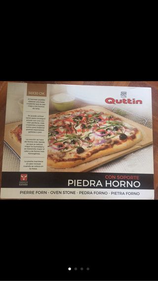 Piedra de horno para pizza de segunda mano por 15 EUR en San Sebastián de  Los Reyes en WALLAPOP