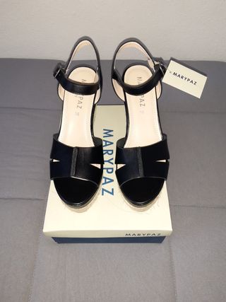 Sandalias esparto - Marypaz de segunda mano por 12 EUR en Sevilla en  WALLAPOP