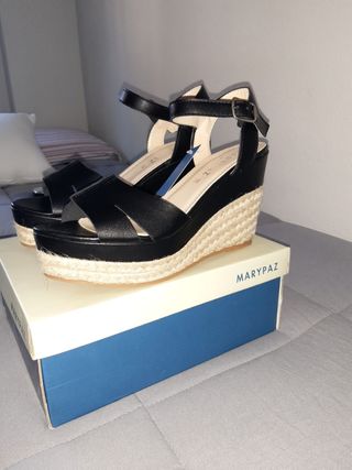 Sandalias esparto - Marypaz de segunda mano por 12 EUR en Sevilla en  WALLAPOP