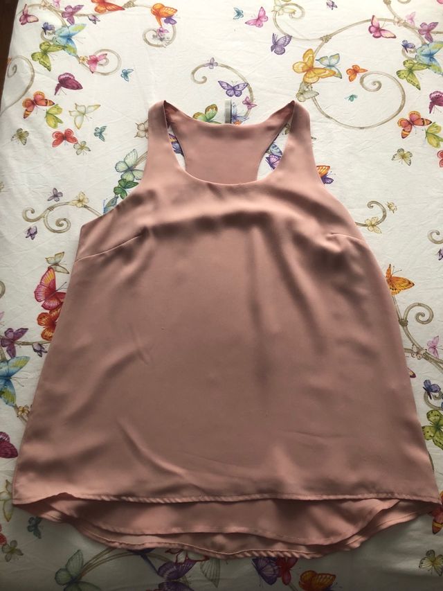 Camisa rosa palo de Stradivarius