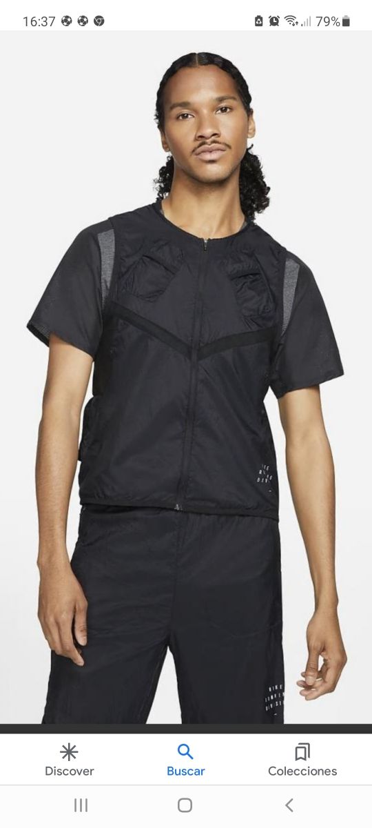 chaleco running nike