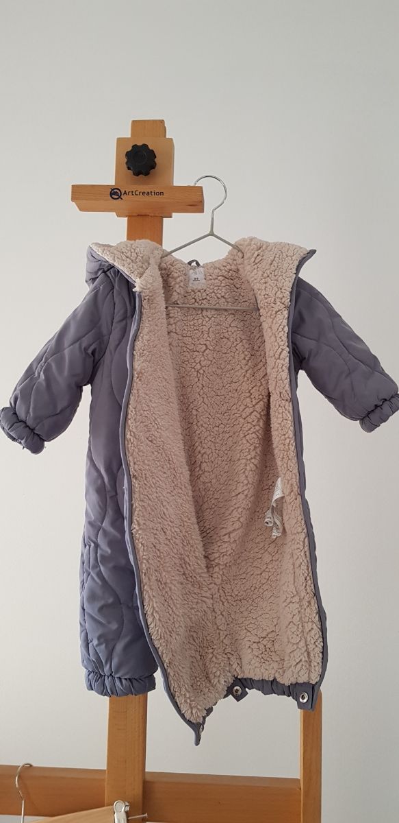 Buzo bebé gris azulado