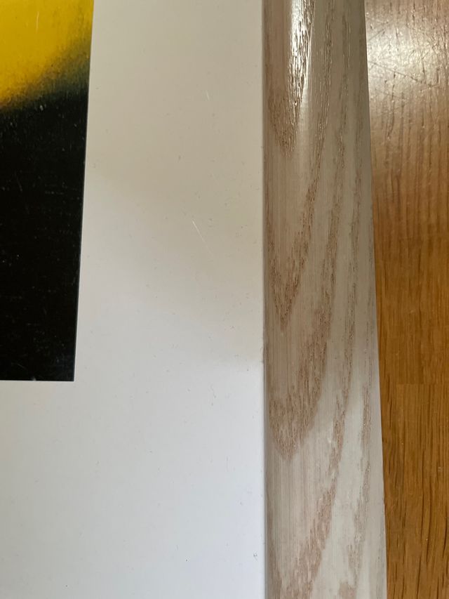 Marco madera clara grande