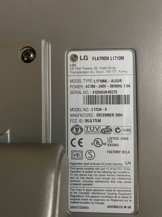 Pantalla ordenador de segunda mano por 10 EUR en Guadalajara en WALLAPOP