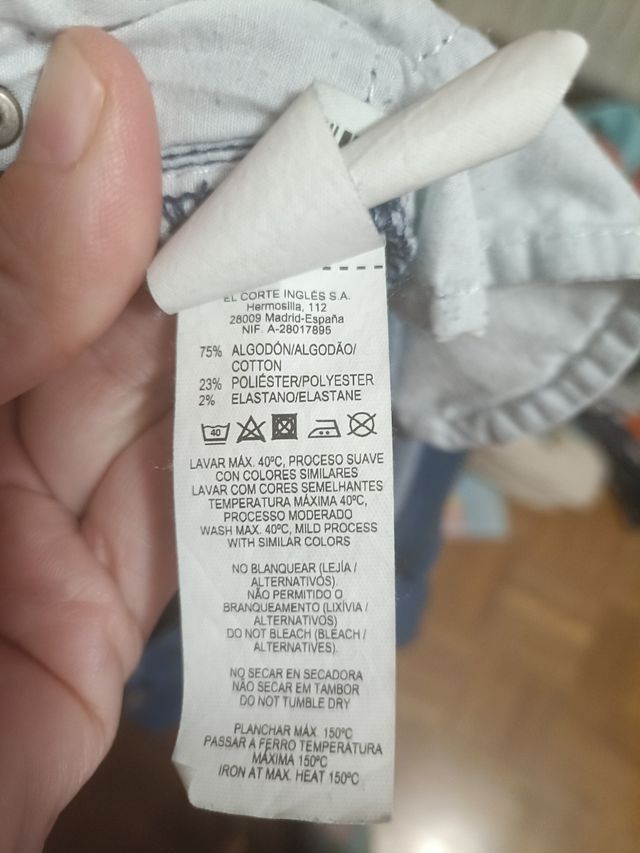 pantalon vaquero elastico.