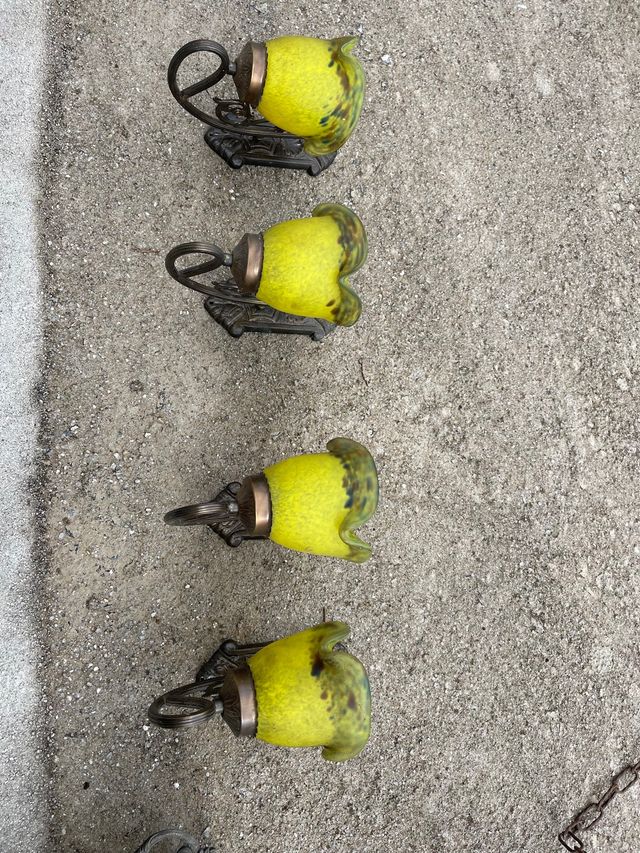 Lámpara y apliques a juego