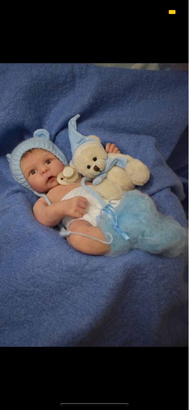 Reborn silicona sistema pipí y armazón brazos