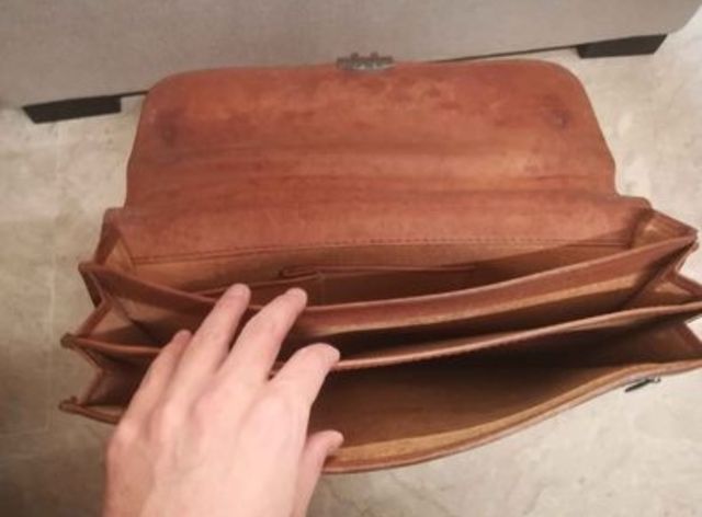 borsa lavoro in pelle