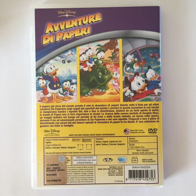 DVD Avventure di paperi 3 DVD