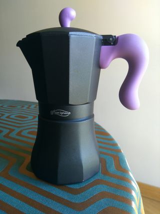 Cafetera Italiana San Ignacio Crema Aluminio (6 Tazas)