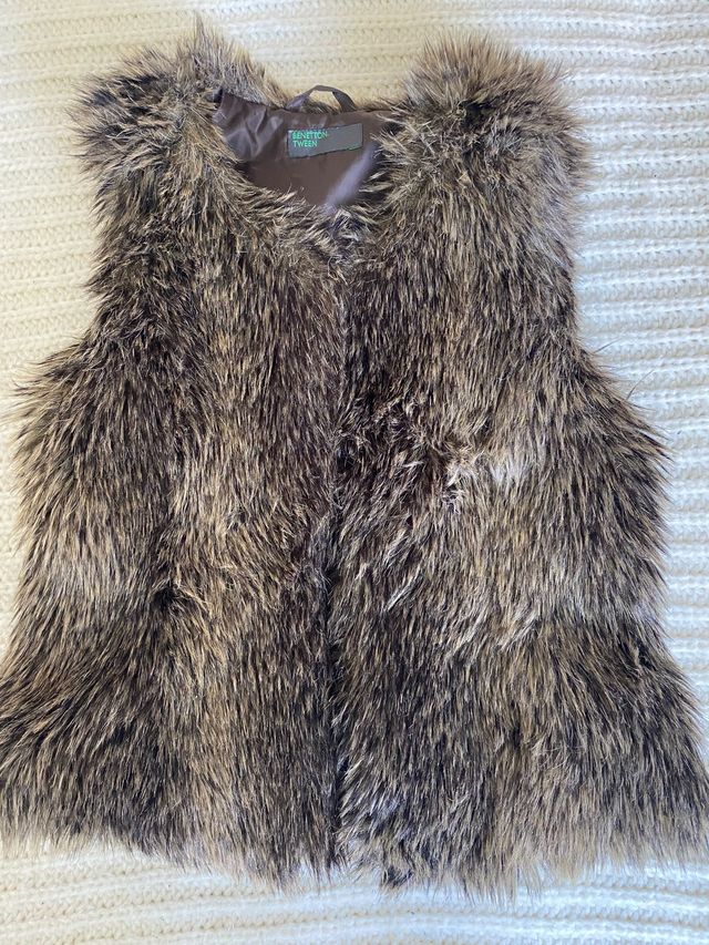 Chaleco pelo niña Benetton